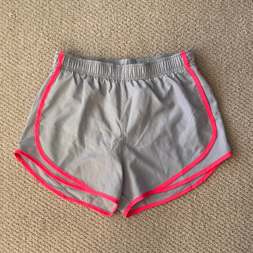 NEW Nike Tempo Shorts Dri-Fit Grey Pink Small NWOT Running Bottoms Lined